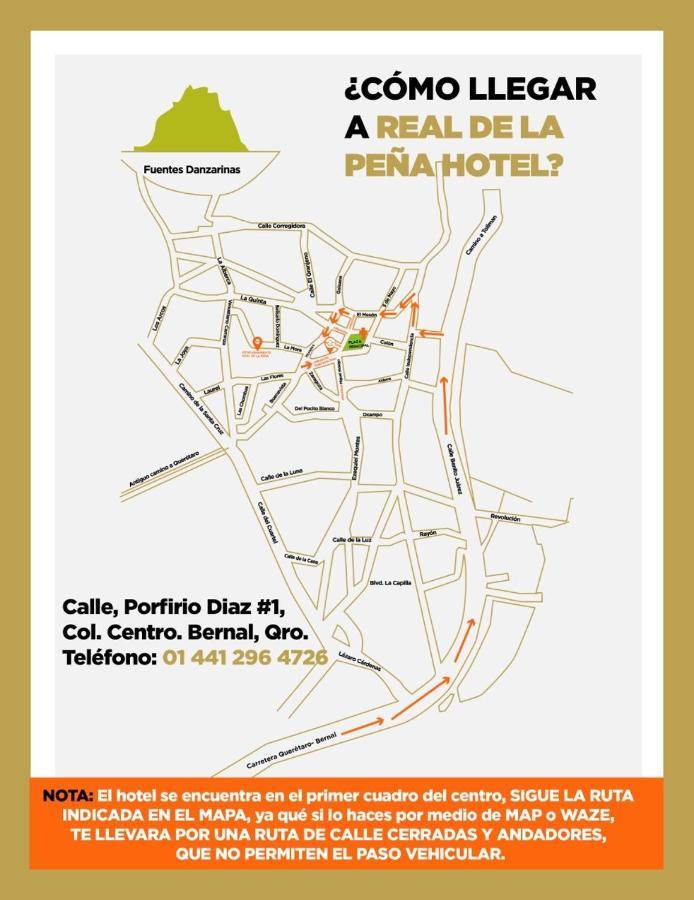 Hotel Real De La Pena 贝纳尔 外观 照片